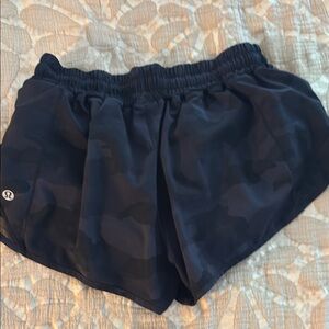 lululemon athletica Women's Black Camo Shorts